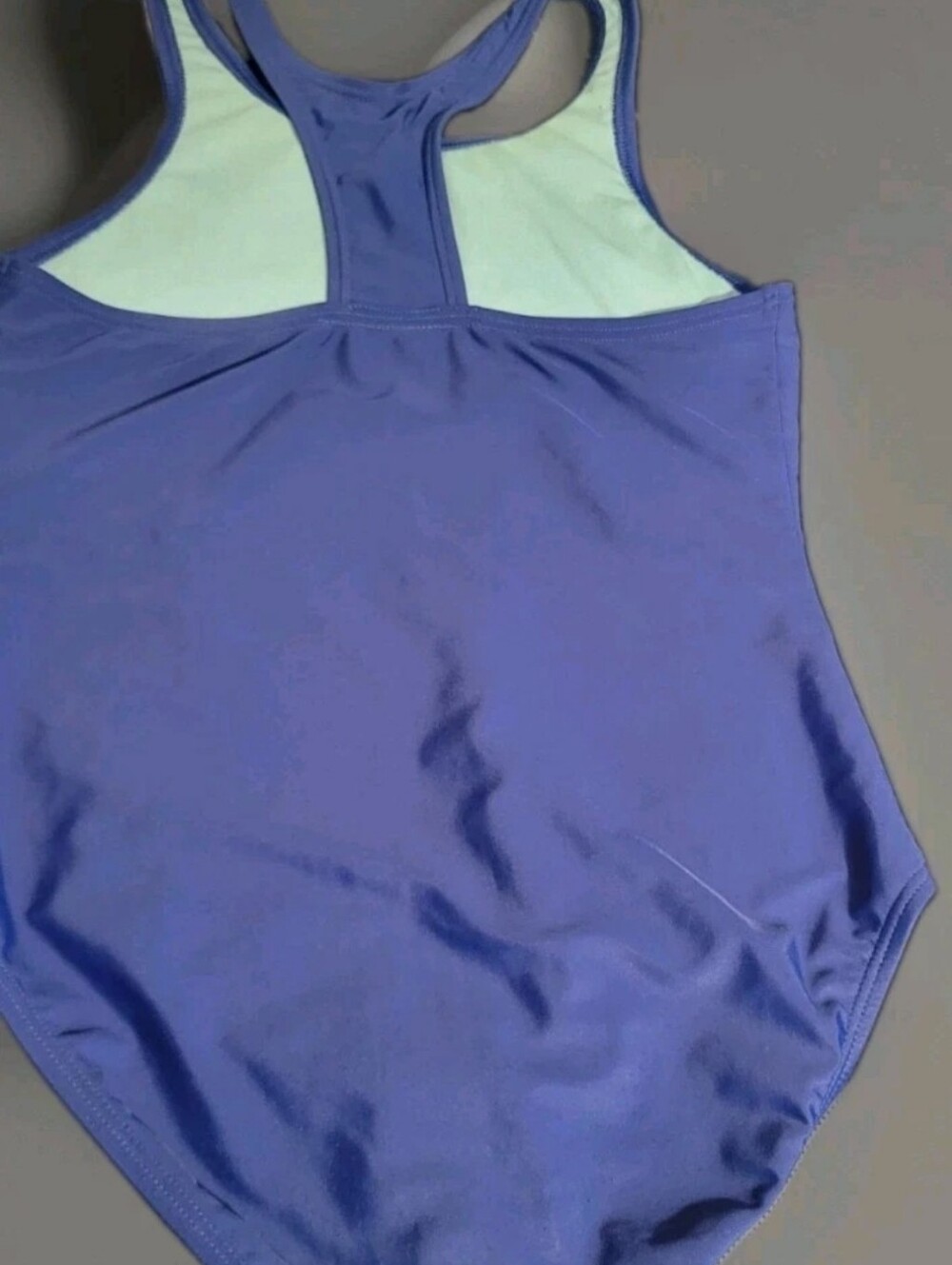 Girls' Speedo Navy Blue Racerback One-Piece Swimsuit